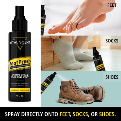 FootFresh - Natural Shoe & Foot Odor Spray