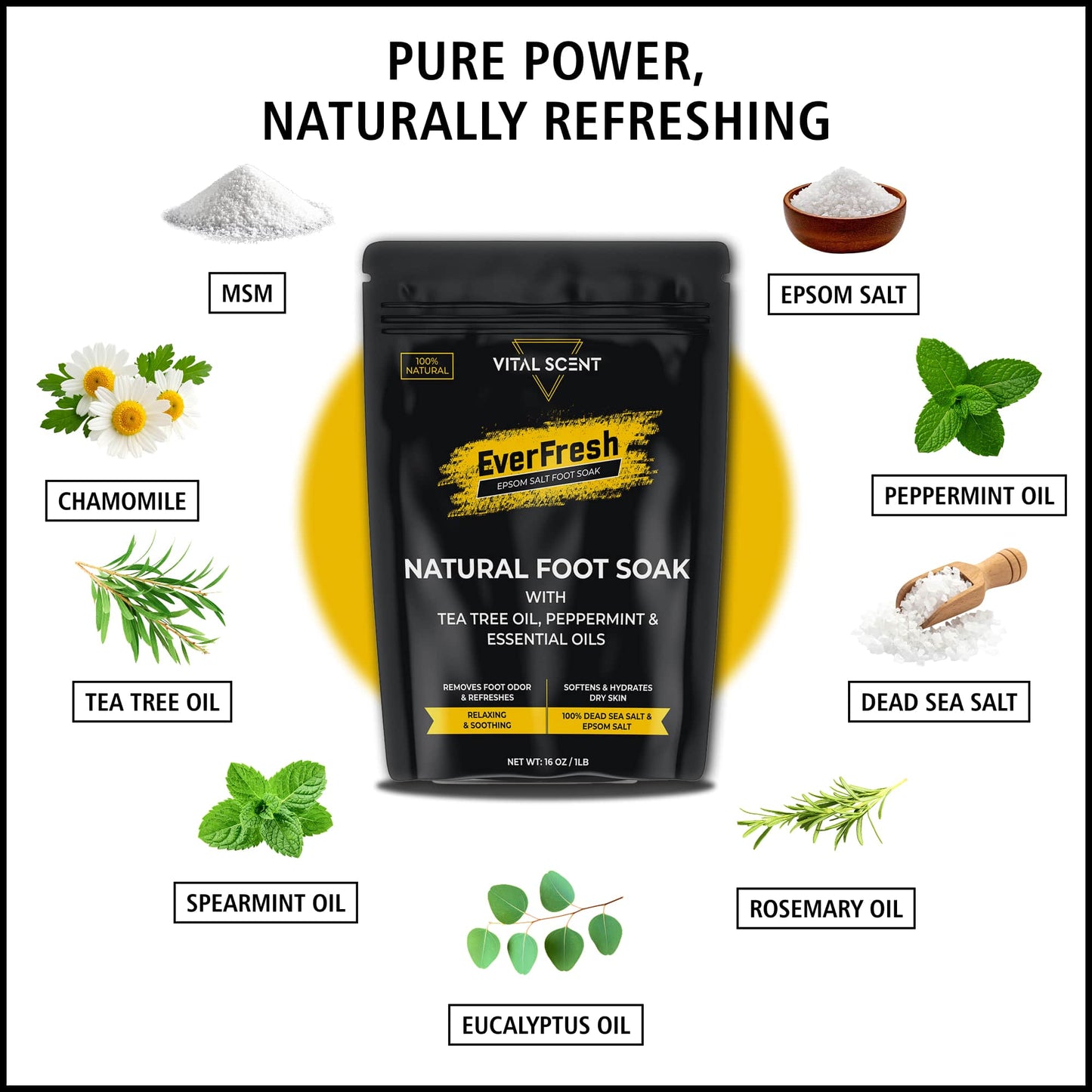 EverFresh - Natural Tea Tree Oil Foot Soak